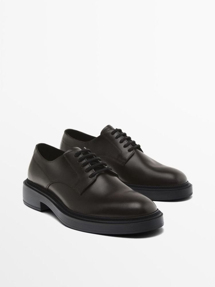 Leather derby shoes final
